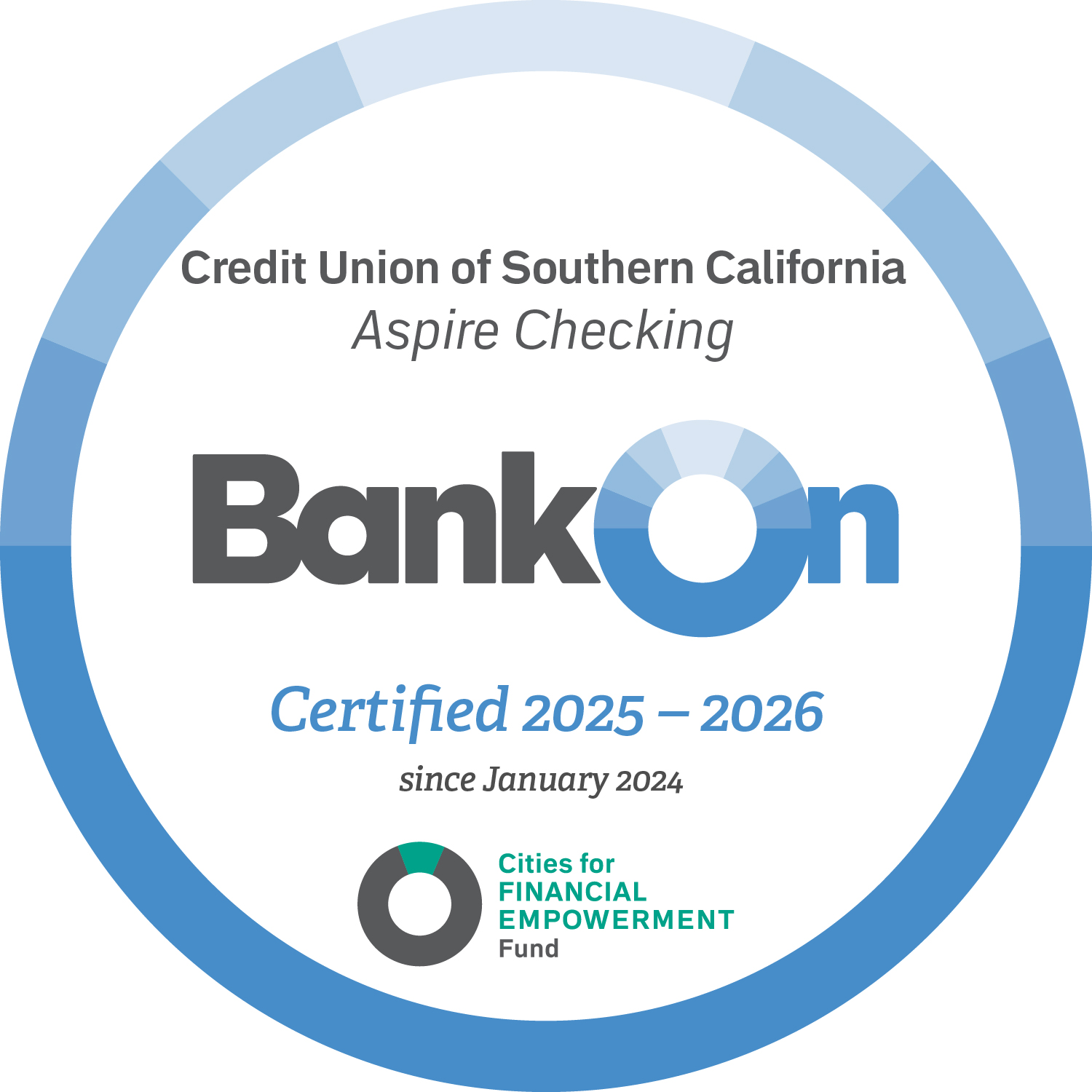 BankOn logo certification